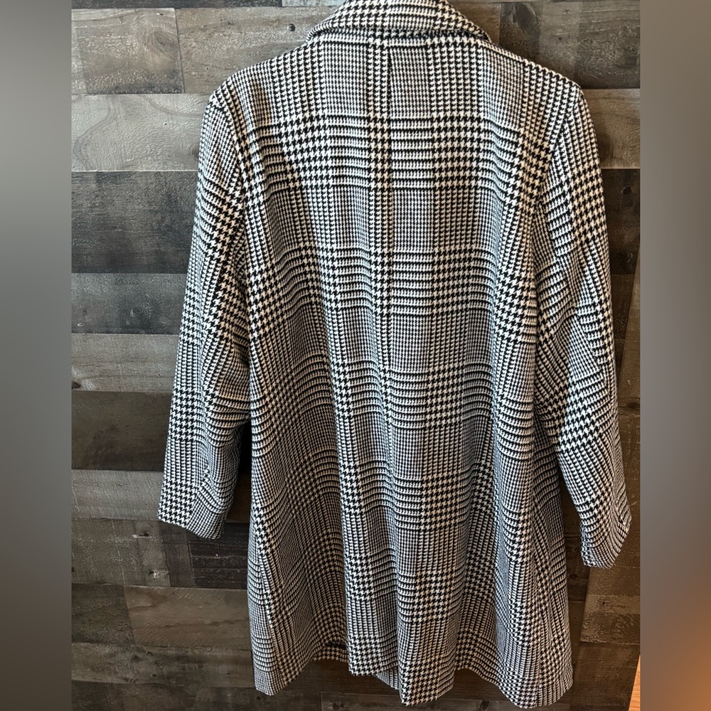 Maurice’s One Button Houndstooth Long Blazer - Picture 9 of 9